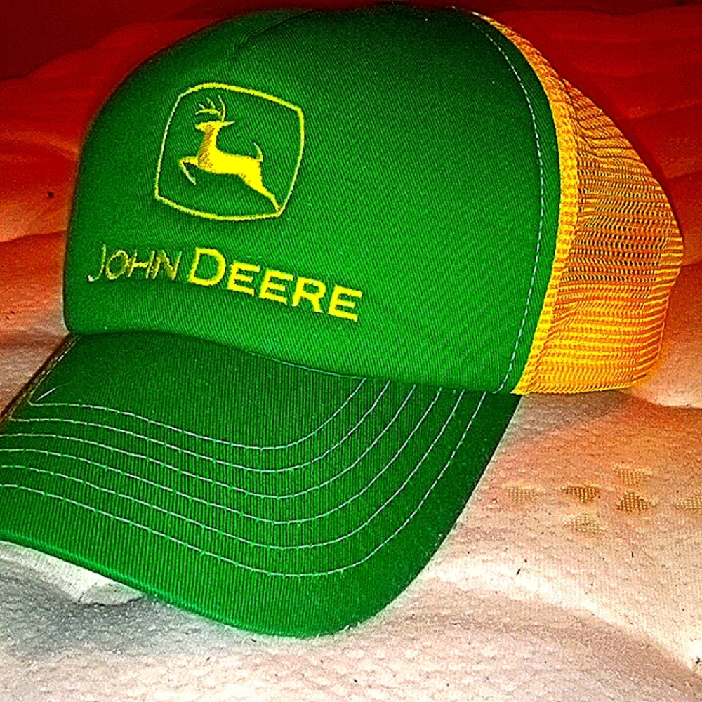 John Deere trucker hat